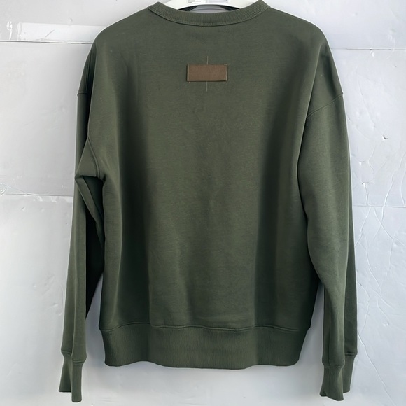 G-Star Men's Olive Green Logo Sweater Sweatshirt Small - Picture 11 of 15